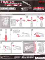 Titanium - Optimus Prime - Robots in Disguise (6") - Instructions