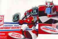 Animated - Autobot Ratchet (Cybertron mode, Toys R Us exclusive) - Package art