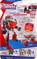 Animated - Autobot Ratchet (Cybertron mode, Toys R Us exclusive) - Package art
