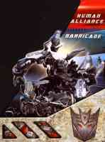 Movie ROTF - Human Alliance Barricade & Decepticon Frenzy - Package art