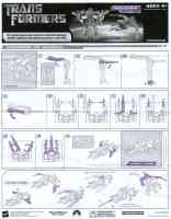 Movie - Megatron (voyager, metallic version, Best Buy exclusive) - Instructions