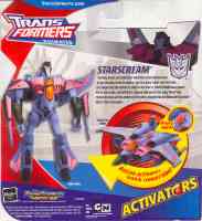 Animated - Activators Starscream - Package art