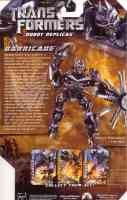 Movie - Robot Replicas Barricade - Package art