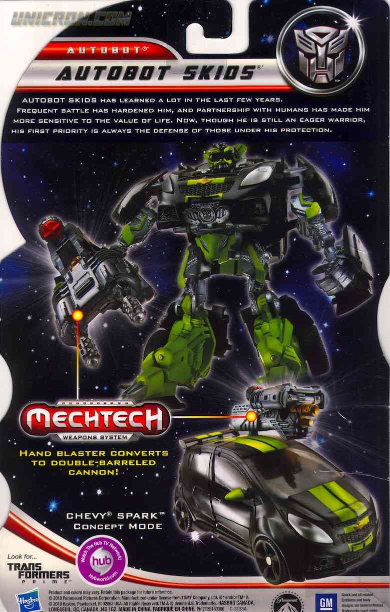 Transformers 3 Dark Of The Moon Autobot Skids Transformers Tech Spec Package Art Archive