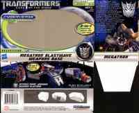 Cyberverse (2011-) - Megatron w/ Blastwave Weapons Base - Package art