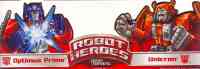 Movie - Robot Heroes Optimus Prime (with Matrix) vs. Unicron - Package art