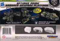 Cyberverse (2011-) - Optimus Prime w/ Armored Weapon Platform - Package art
