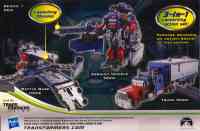 Cyberverse (2011-) - Optimus Prime w/ Armored Weapon Platform - Package art