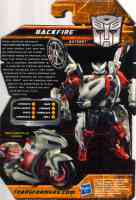 Hunt for the Decepticons - Backfire - Package art
