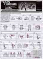 Hunt for the Decepticons - Hailstorm - Instructions