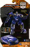 Hunt for the Decepticons - Electrostatic Jolt - Package art