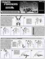 Hunt for the Decepticons - Rampage Among the Ruins - Rampage, Bumblebee, Ravage (TRU Exclusive) - Instructions