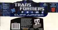 TF Prime - Cliffjumper (First Edition) - Package art