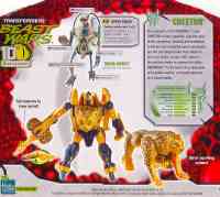 Beast Wars 10th - Cheetor, w/ "Equal Measures" DVD & Transmutate upper torso - Package art