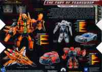 Movie ROTF - The Fury of Fearswoop (Fearswoop, Sideswipe & Mudflap - Walmart exclusive) - Package art
