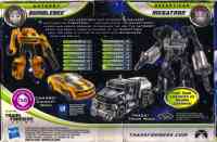 Cyberverse (2011-) - Bumblebee vs Megatron (Target exclusive) - Package art