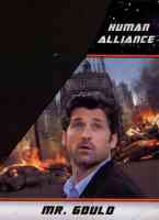 Movie DOTM - Soundwave with Laserbeak & Mr. Gould (Human Alliance) - Package art