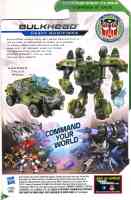 Cyberverse (2011-) - Bulkhead (Cyberverse Commander) - Package art