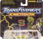 Energon - Energon Saber (Minicons Wreckage, Scattor, Skyboom) - Package art