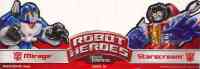Movie - Robot Heroes Mirage vs. Starscream - Package art