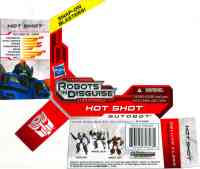 TF Prime - Hot Shot - Package art