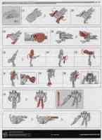 Generations - Sideswipe (Fall of Cybertron) - Instructions