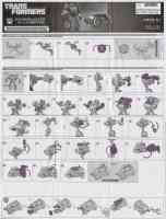 Generations - Soundblaster with Buzzsaw (Fall of Cybertron) - Instructions