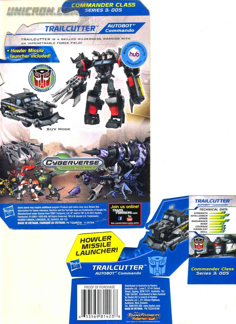 Transformers Prime Beast Hunters Commander Class Trailcutter Action Figure 