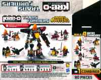 Kre-O - Predaking (Razorclaw, Divebomb, Torox and Headlock), (Kre-O Microchanger Combiners) - Package art