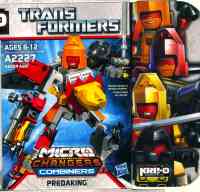 Kre-O - Predaking (Razorclaw, Divebomb, Torox and Headlock), (Kre-O Microchanger Combiners) - Package art