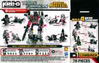 Kre-O - Superion (Skydive, Silverbolt, Air Raid, Firestrike), (Kre-O Microchanger Combiners) - Package art