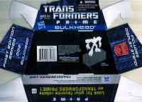TF Prime - Bulkhead  (First Edition) - Package art