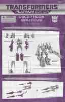 Platinum Edition - Grimlock vs Bruticus (Onslaught, Blast Off, Vortex, Brawl, Swindle) - Instructions