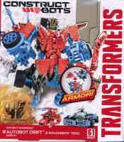 Construct-Bots - Drift with Roughneck - Construct-Bots Dinobot Warriors - Package art