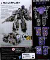 Generations - Motormaster (Combiner Wars) - Package art
