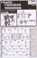 Hunt for the Decepticons - Decepticon Piranacon (BBTS excl, w/ Snaptrap, Nautilator, Overbite, Seawing, Skalor, Tentakil) - Instructions