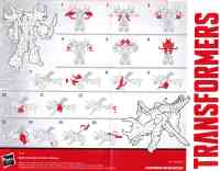 Platinum Edition - Dinobots Unleashed 5-Pack (Slog, Grimlock, Scorn, Slug, Strafe) - Instructions