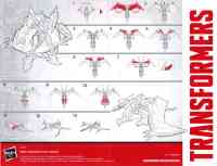 Platinum Edition - Dinobots Unleashed 5-Pack (Slog, Grimlock, Scorn, Slug, Strafe) - Instructions