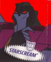 Animated - Starscream - Package art