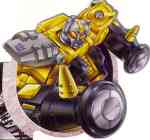 Cybertron - Scrapmetal (yellow) - Package art