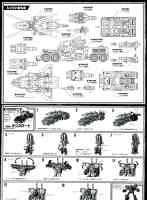 Takara - Unite Warriors - UW-07 Bruticus (Blast Off, Onslaught, Swindle, Brawl, and Vortex) - Instructions
