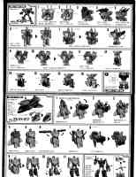 Takara - Unite Warriors - UW-07 Bruticus (Blast Off, Onslaught, Swindle, Brawl, and Vortex) - Instructions