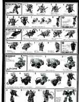 Takara - Unite Warriors - UW-07 Bruticus (Blast Off, Onslaught, Swindle, Brawl, and Vortex) - Instructions