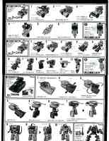 Takara - Unite Warriors - UW-07 Bruticus (Blast Off, Onslaught, Swindle, Brawl, and Vortex) - Instructions