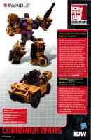 Generations - Swindle (Combiner Wars) - Package art