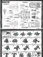 Takara - Unite Warriors - UW-06 Grand Galvatron (Tactician Cyclonus, Ghost Starscream, Curse Armada Thrust, Zombie War Breakdown, Wandering Roller) - Instructions