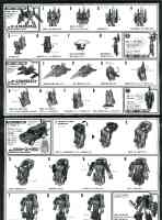 Takara - Unite Warriors - UW-06 Grand Galvatron (Tactician Cyclonus, Ghost Starscream, Curse Armada Thrust, Zombie War Breakdown, Wandering Roller) - Instructions
