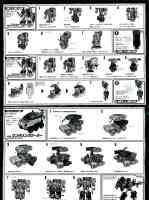 Takara - Unite Warriors - UW-06 Grand Galvatron (Tactician Cyclonus, Ghost Starscream, Curse Armada Thrust, Zombie War Breakdown, Wandering Roller) - Instructions