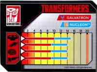 Generations - Galvatron with Nucleon - Package art