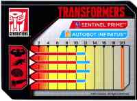 Generations - Sentinel Prime with Infinitus - Package art